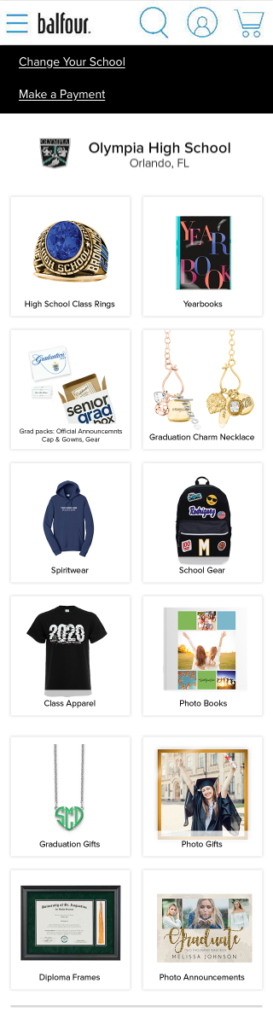 images of mobile school page
