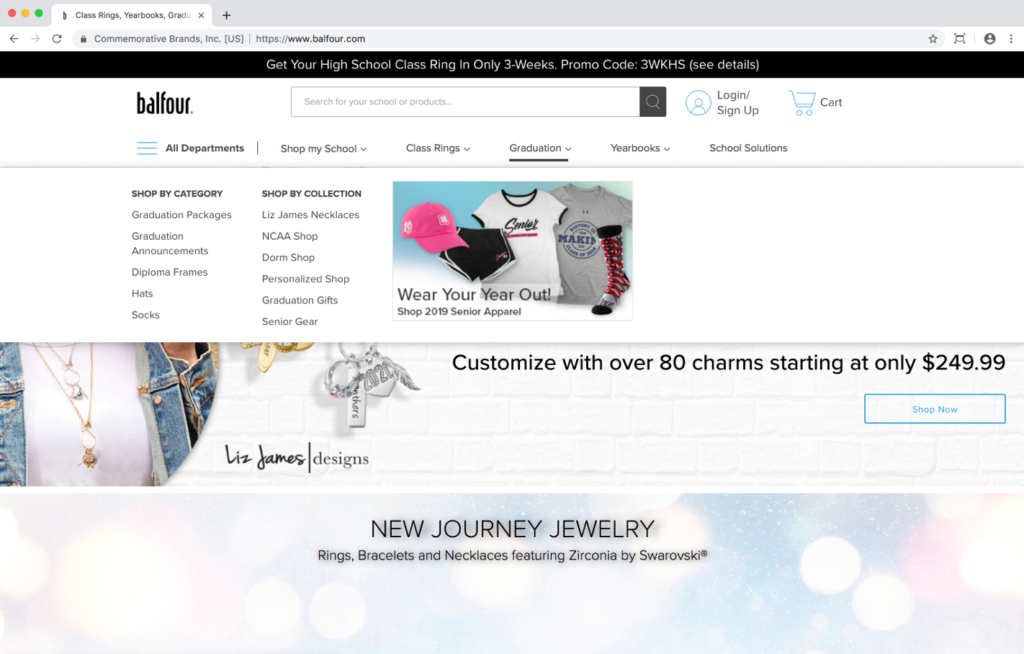 image of orginal home page